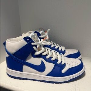 Nike sb dunk   Blue and White High-Top